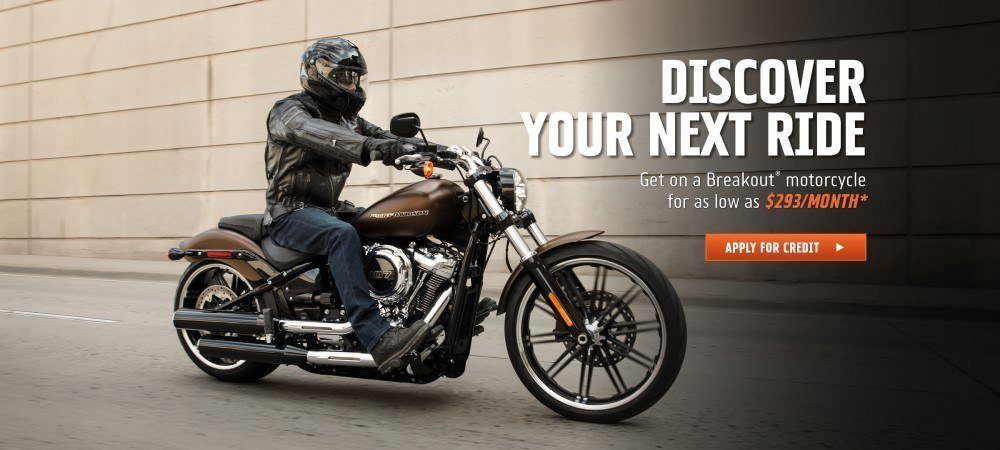 Get a Breakout Motorcycle for as low as $293/month